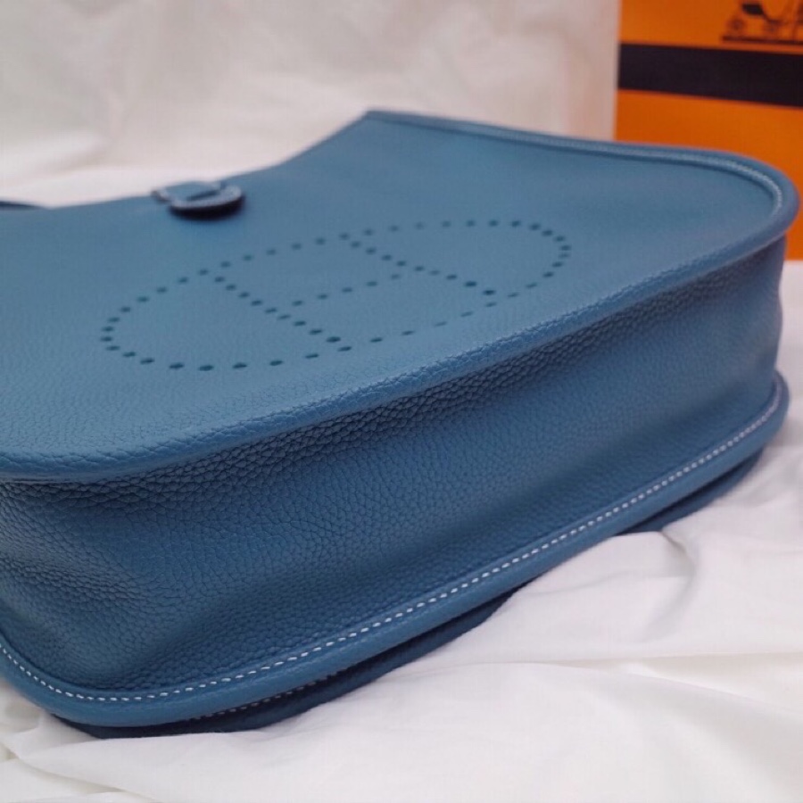 에르메스 에블린29 블루진 은장